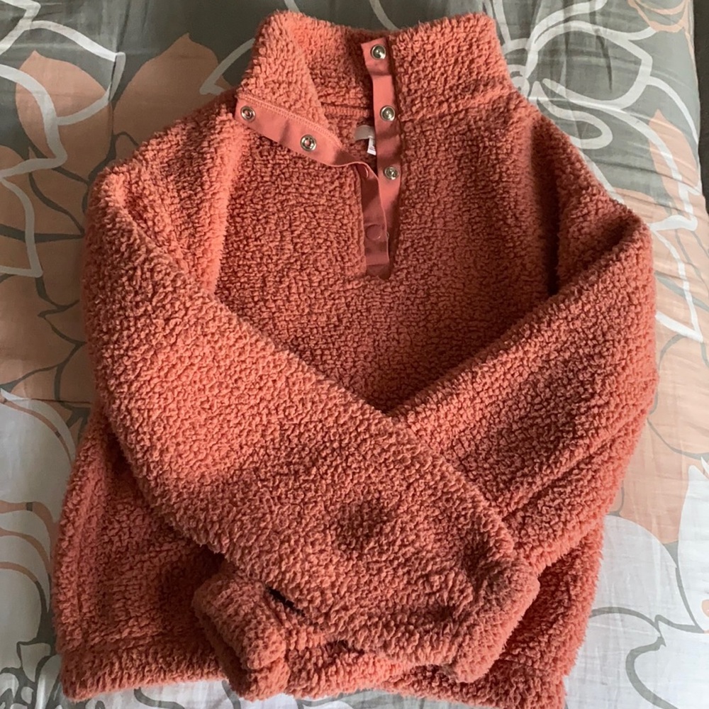 Pink Fuzzy Pullover